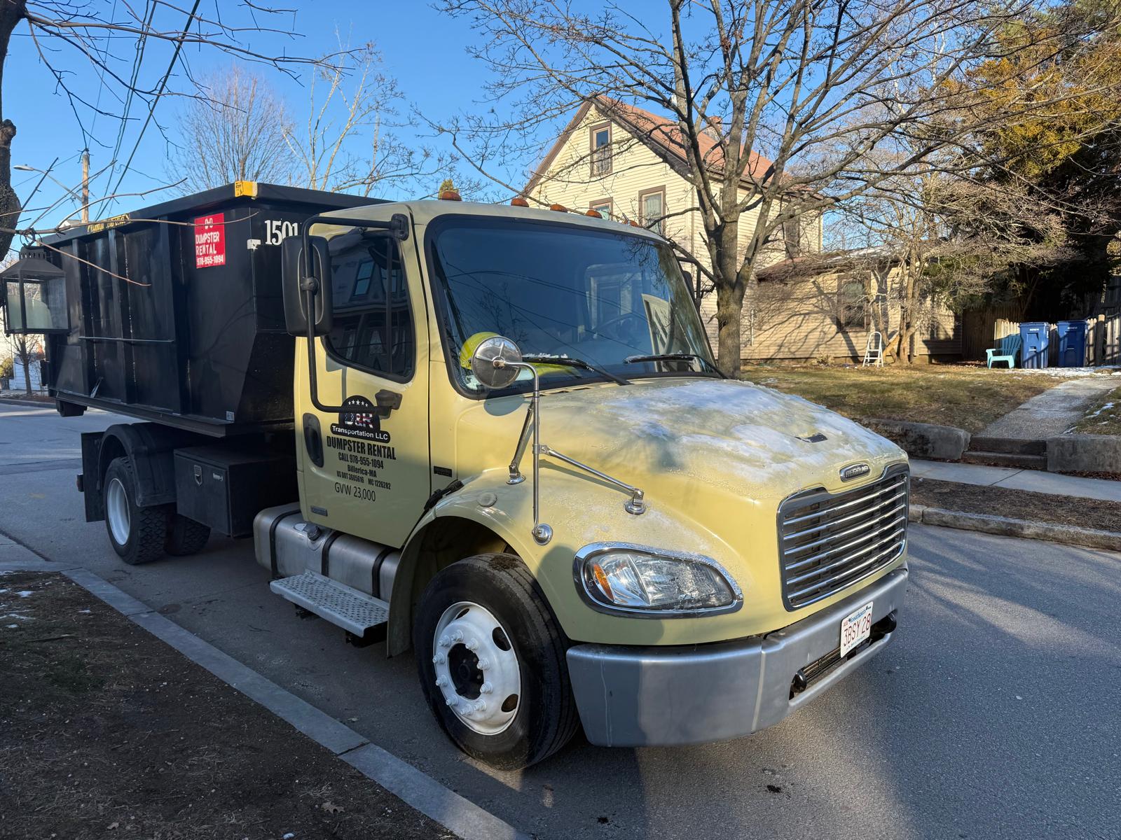 Homeowner dumpster rental